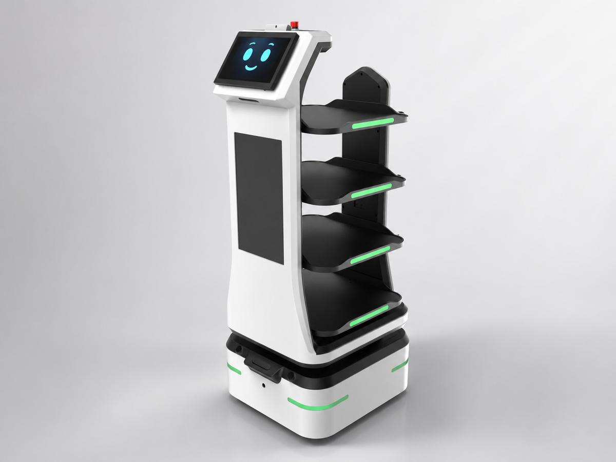 Hospital delivery robot for medicines and supplies