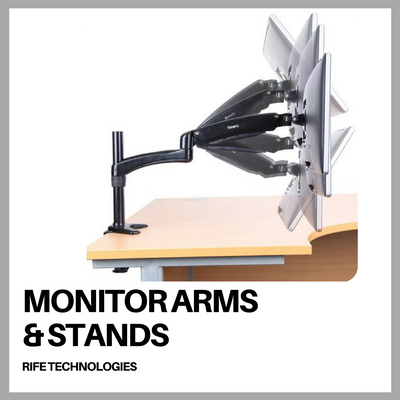 Multiple Monitors with Multi Monitor Mounts Arms Stands for 1, 2, 3, 4, 5, or 6