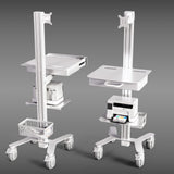 HSM-1 Medical Computer Cart - Slim Mobile Workstation for Clinics