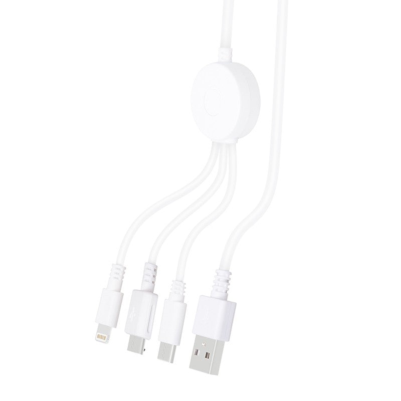 USB A to Type C & Lightning & Micro-USB cables (RF-A2CLM)