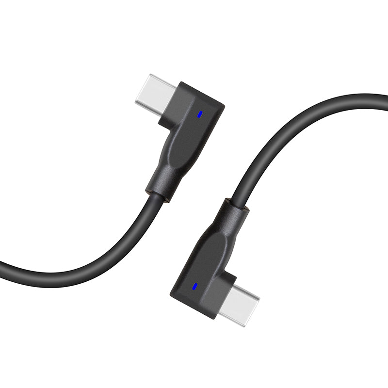 Right Angle USB-C Cable with light indicator (RFE-2R)