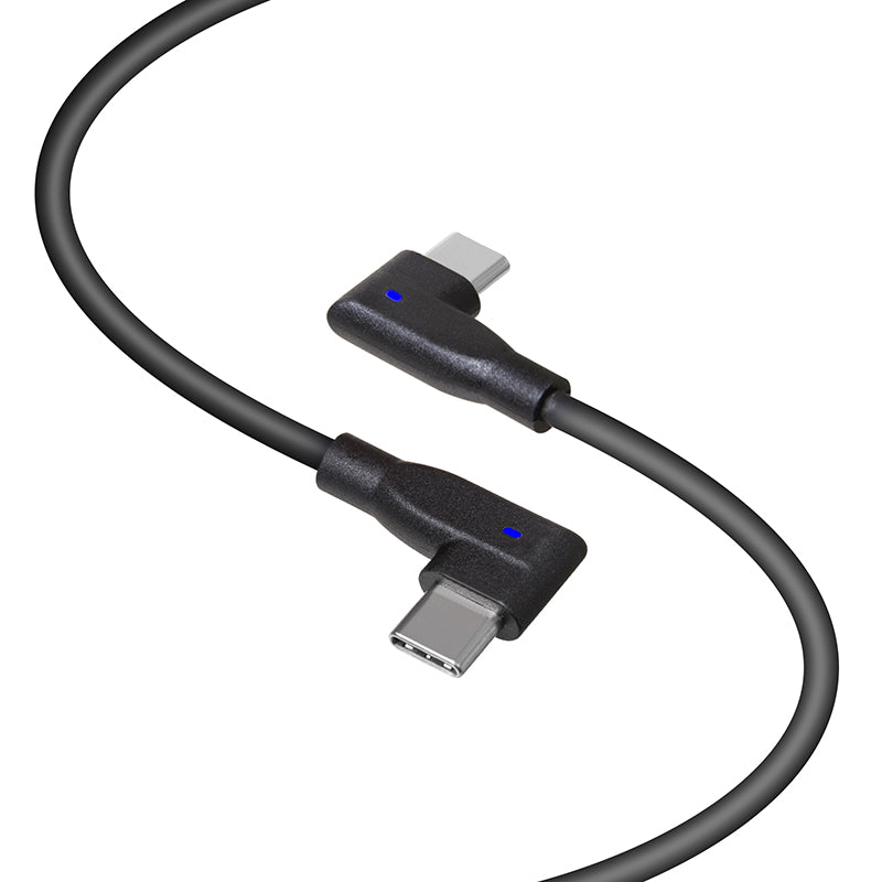 Right Angle USB-C Cable with light indicator (RFE-2R)