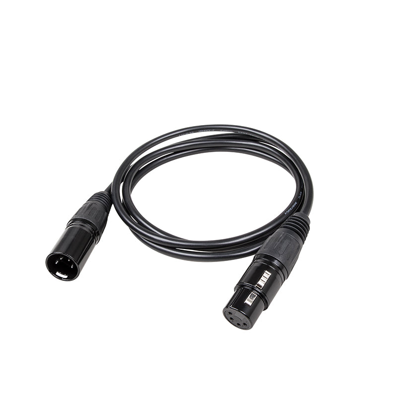 4-pin Male to Female 4Pin XLR Power Supply Cable (RF-4PFM)
