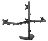 Freestanding Desk Stand for Quad Monitors EF004T 3 x 1 Array, 5 Years Warranty (EF004T)