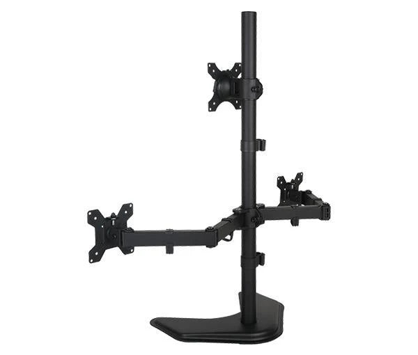 Triple LCD LED Computer Monitor Desk Stand, 5 Years Warranty (EF003T)