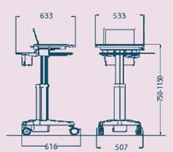 Laptop Cart (HSC04E)