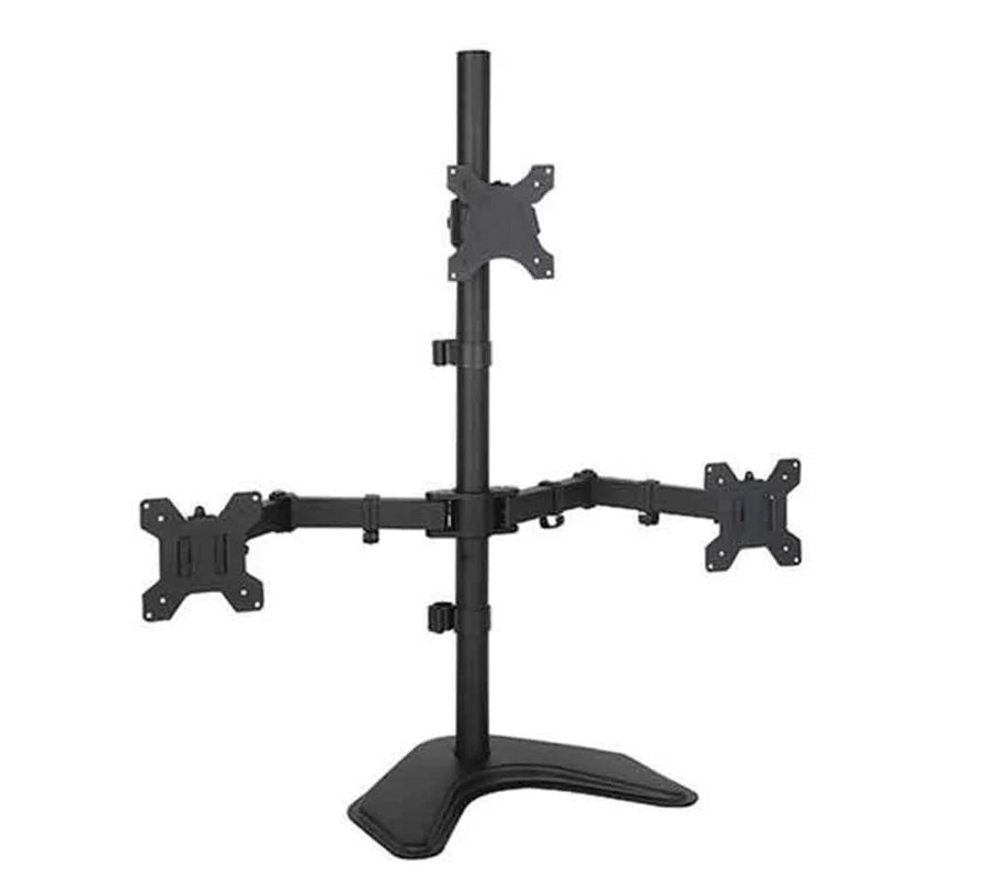 Triple LCD LED Computer Monitor Desk Stand, 5 Years Warranty (EF003T)