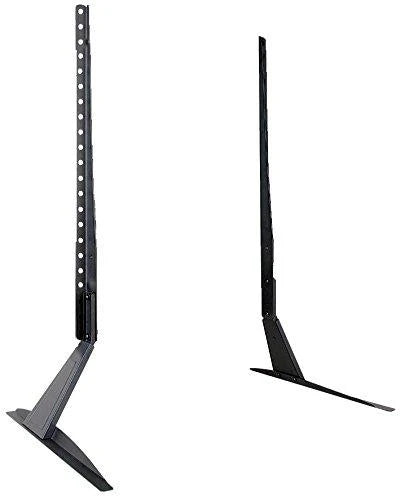 Renewed Universal TV Stand Base, Table top Pedestal Mount Fits 32 37 40 42 47 50 55 60 inch LCD LED Plasma TVs, 110 Lb Capacity (RS201)