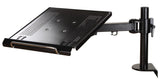 Fully Adjustable Extension with C-Clamp Single Laptop Notebook Desk Mount Stand, Black (RCLAPTOP)