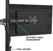 RIFE EF2L extra-tall dual monitor stand, product view 5