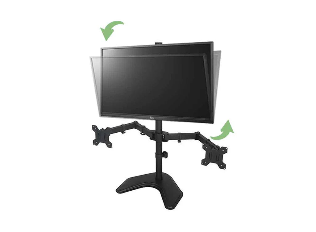 Triple LCD LED Computer Monitor Desk Stand, 5 Years Warranty (EF003T)