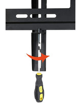 TV Floor Stand on Wheels I Universal Mobile TV Stand with AV Cabinet !Rolling TV Cart for Screens 32 to 65 inches (TMC-E)