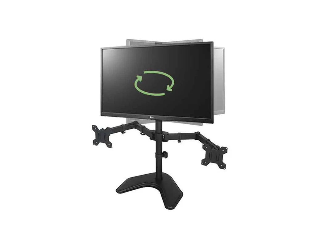 Triple LCD LED Computer Monitor Desk Stand, 5 Years Warranty (EF003T)