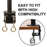 Dual Arm Monitor & Laptop Mount - Heitgh and Angle Adjustment, 18" Pole, 5 Years Warranty (NA-G DC)