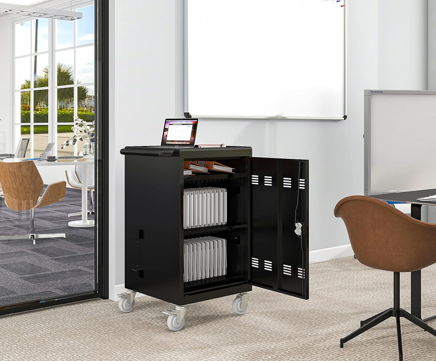 32 Device Charging Cart for Laptop
