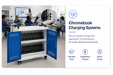 40-Device Economy Laptop & Tablet Charging Cart with Programmable Timer (R-LAB40T)