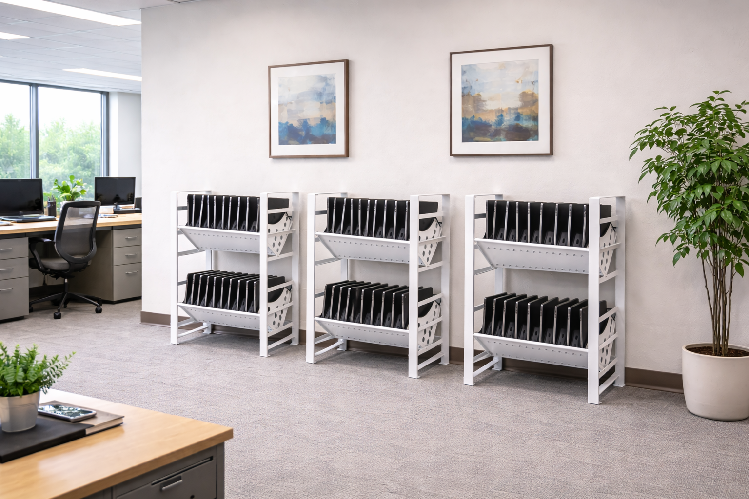 34-Unit latop Charging Cart