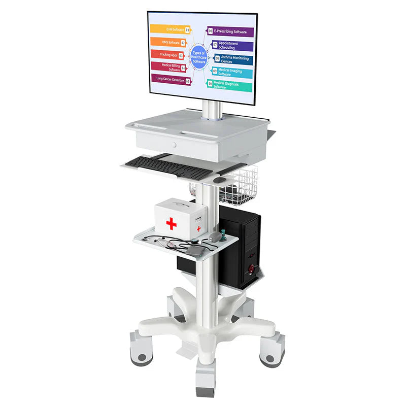Hospital Laptop Carts I Mobile hospital workstations for electronic health records