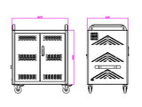 Chromebook Storage and Charging Cart