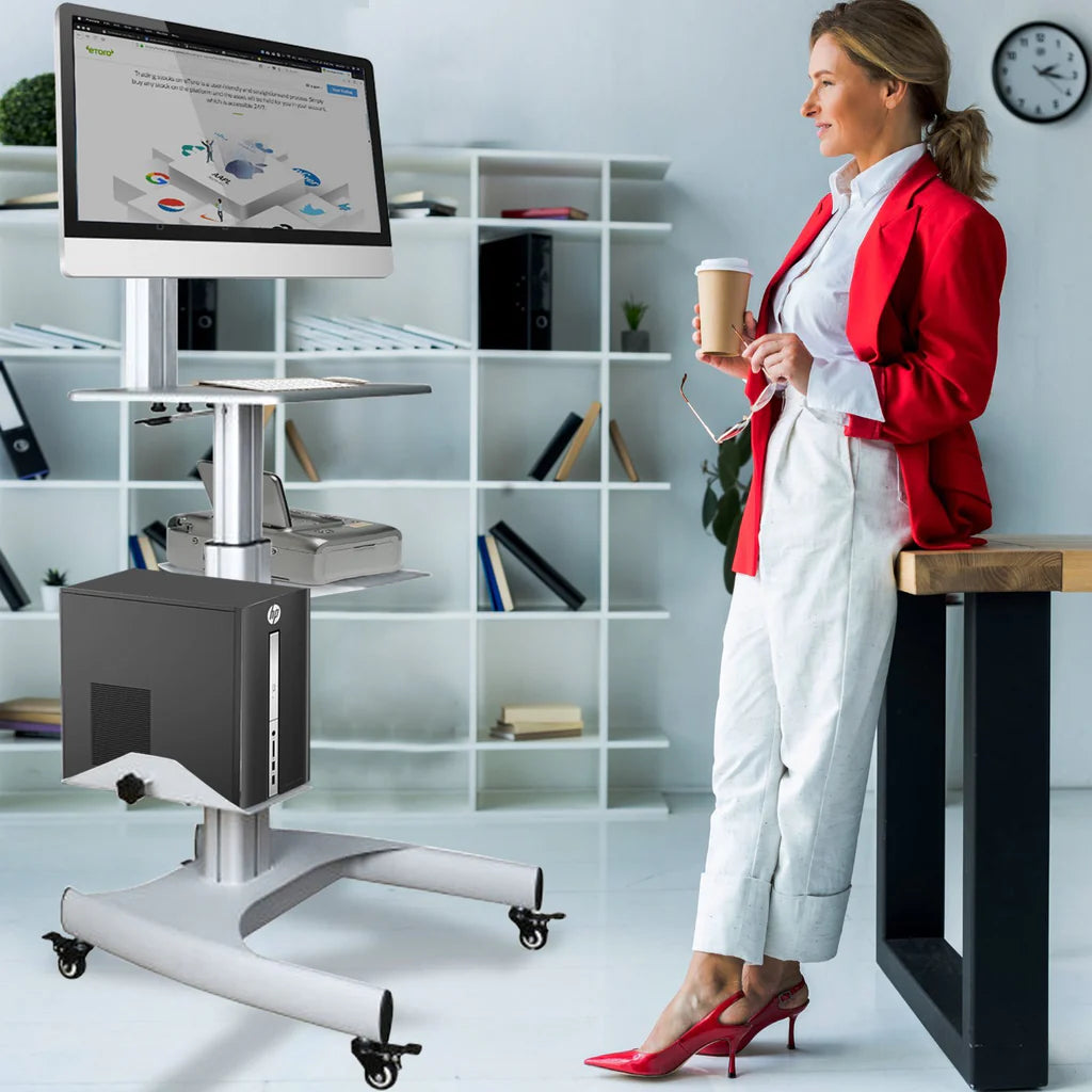 Sit Stand Workstation by Gas Lift GMCT09