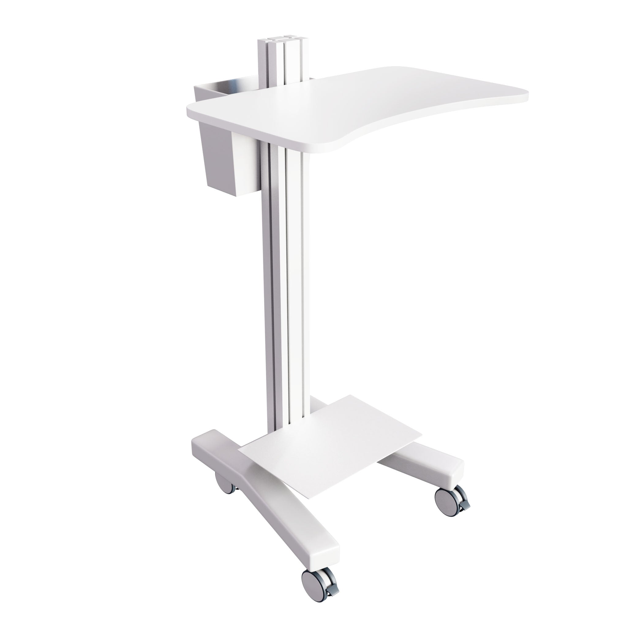 Sit Stand Mobile Laptop Cart !Height Adjustments ! Mobile Workstations