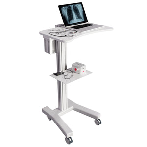 Sit Stand Mobile Laptop Cart !  Height Adjustments ! Mobile Workstations