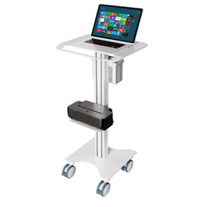 Mobile Laptop Cart I  Rolling laptop cart with brakes for stability I Portable laptop table