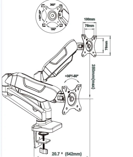 Dual Gas SpringArm L2D