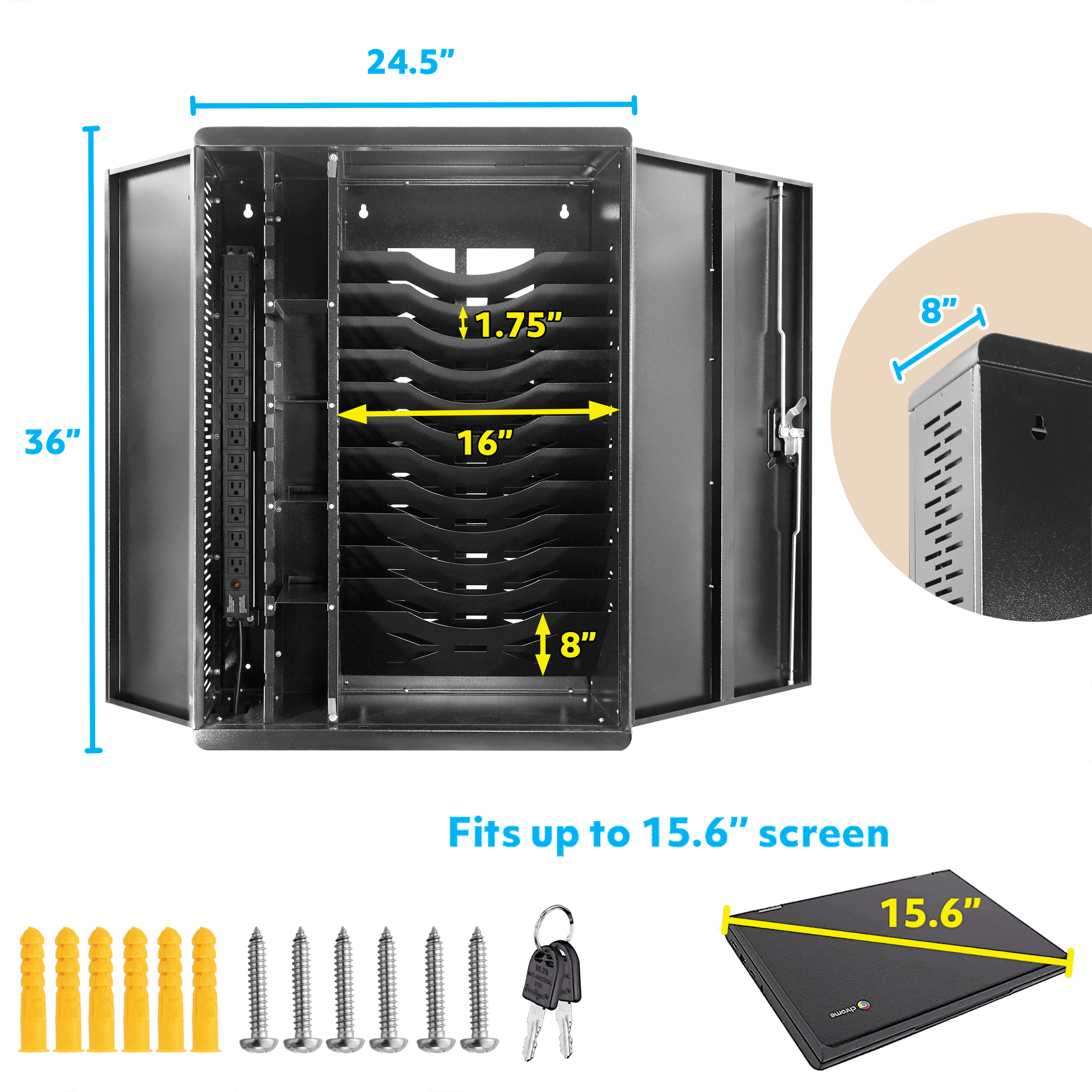 Maximize Space & Efficiency with Wall-Mounted Charging Solutions