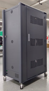 VR Charging Cabinet/Cart Suitable for Pico/Quest, Intelligent Temperature Control, 30-BIT Workstations, Black (RC30-Data)