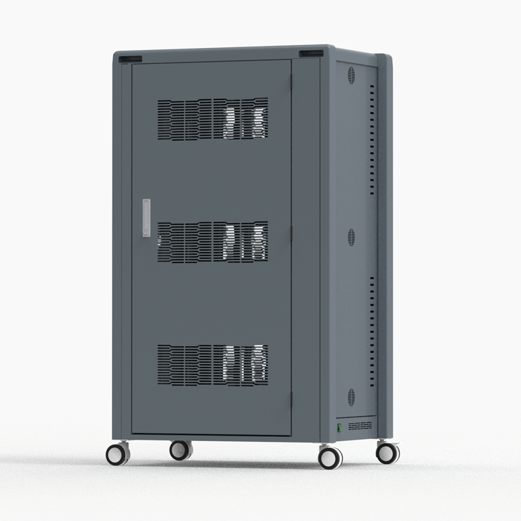VR Charging Cabinet/Cart Suitable for Pico/Quest, Intelligent Temperature Control, 30-BIT Workstations, Black (RC30-Data)