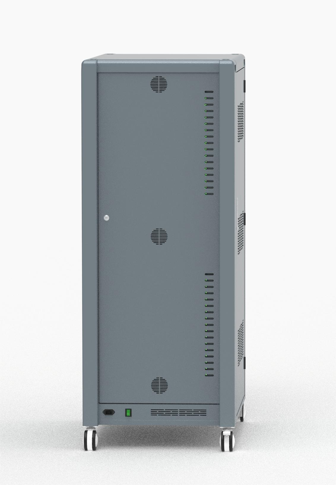 VR Charging Cabinet/Cart Suitable for Pico/Quest, Intelligent Temperature Control, 30-BIT Workstations, Black (RC30VR-PD18W)