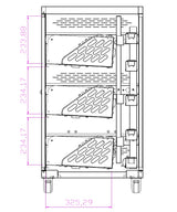 Smart Mobile Charging Cart for Laptops/Tablets/iPads, 30 Capacity (RLAB30E)