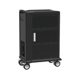 Tablet Charging Cabinet/Cart Suitable for Tablets up to 11 Inches, 32-BIT Workstation, Black (RM32)