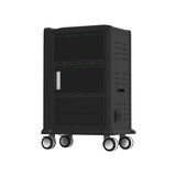 Tablet Charging Cabinet/Cart Suitable for Tablets up to 11 Inches, 32-BIT Workstation, Black (RM32)