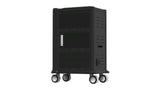 Tablet Charging Cabinet/Cart Suitable for Tablets up to 11 Inches, 48-BIT Workstation, Black (RM48)