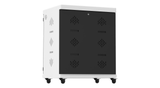Tablets/Laptops Plug-in Charging Cart (PDU) Suitable for 15.6" Tablets Or Laptops, 45-BIT Workstations, White/Black (RP45-A)