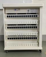 Tablets/Laptops Plug-in Charging Cart (PDU) Suitable for 15.6" Tablets Or Laptops, 45-BIT Workstations, White/Black (RP45-A)