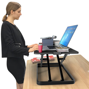 Laptop Standing Desk Converter, Height-Adjustable Stand Up Desk,  Laptop Table, Notebook Stand, Sit to Stand table Model No (RDFL)