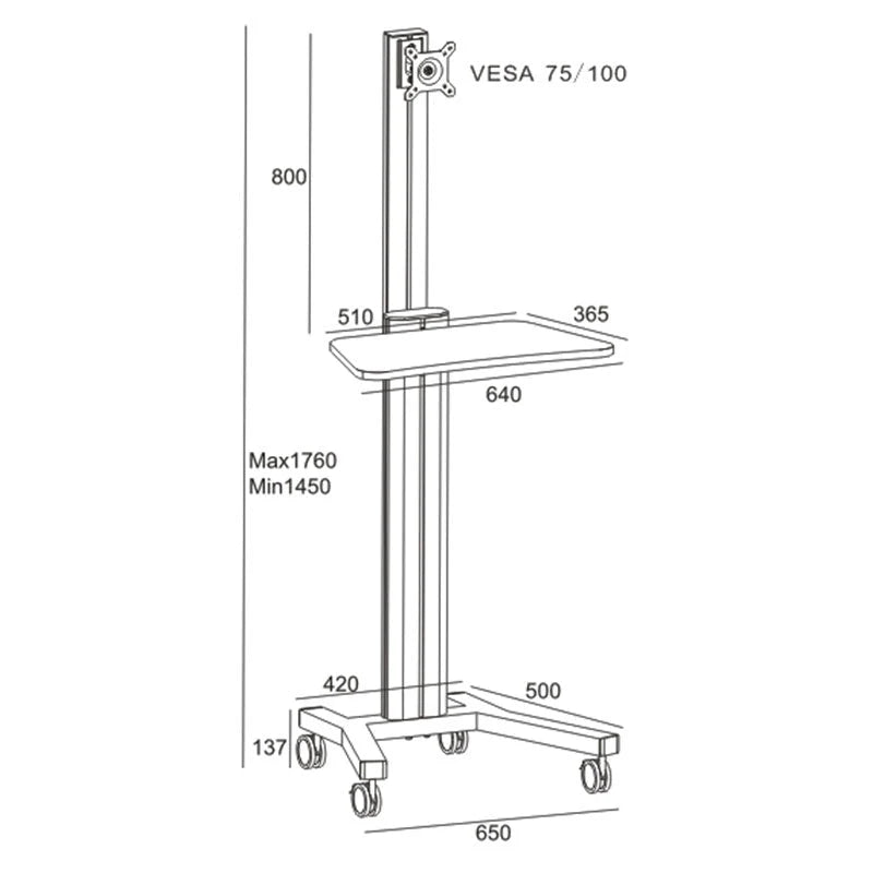 Computer Mobile Cart (MCT09)