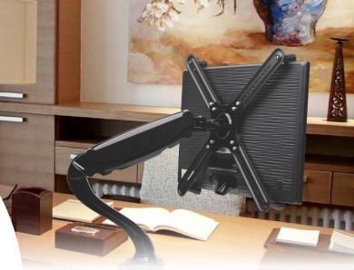 Non VESA Mount Adapter Bracket Supports (13 to 27 inch) Monitors with Thickness from 1" to 1.5" and Weight upto 8 kg to Fix on Brackets, 5 Years Warranty