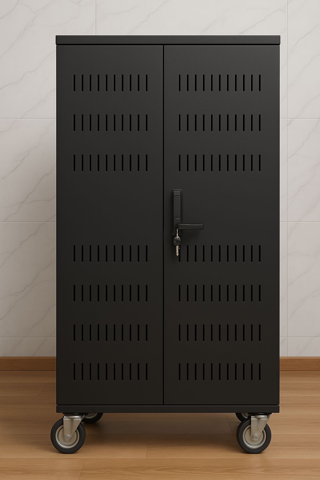 VR Headset Charging Station & Storage Cabinet