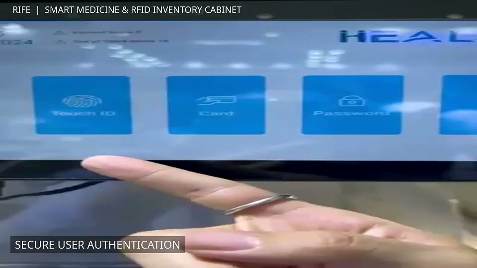 RFID medical cabinet smart inventory application
