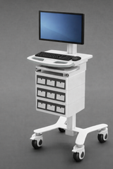 RIFE HSM-11 workstation on wheels with drawers mobile workstation