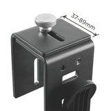 Single Screen Ultra Thin Adjustable Cubicle Wall Attachment Monitor Hanger for 15 to 29 inch LCD Clamp Stand, 5 Years Warranty (CUB01)
