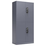 Smart SecureCabinet with Fingerprintand Digital Number Lock