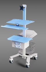 RIFE HSM-8 heavy-duty medical equipment cart product view