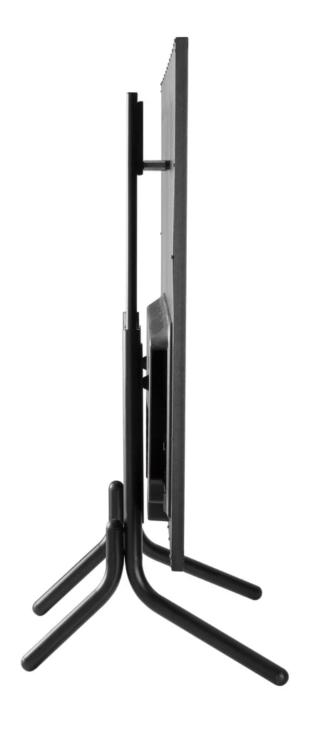 Minimalist Design Universal Tabletop Y-Shape TV Stand with Plastic End Cap for Most 37" to 70" inch LCD Flat Screen TV, VESA up to 800 x 400, Black (RS403)
