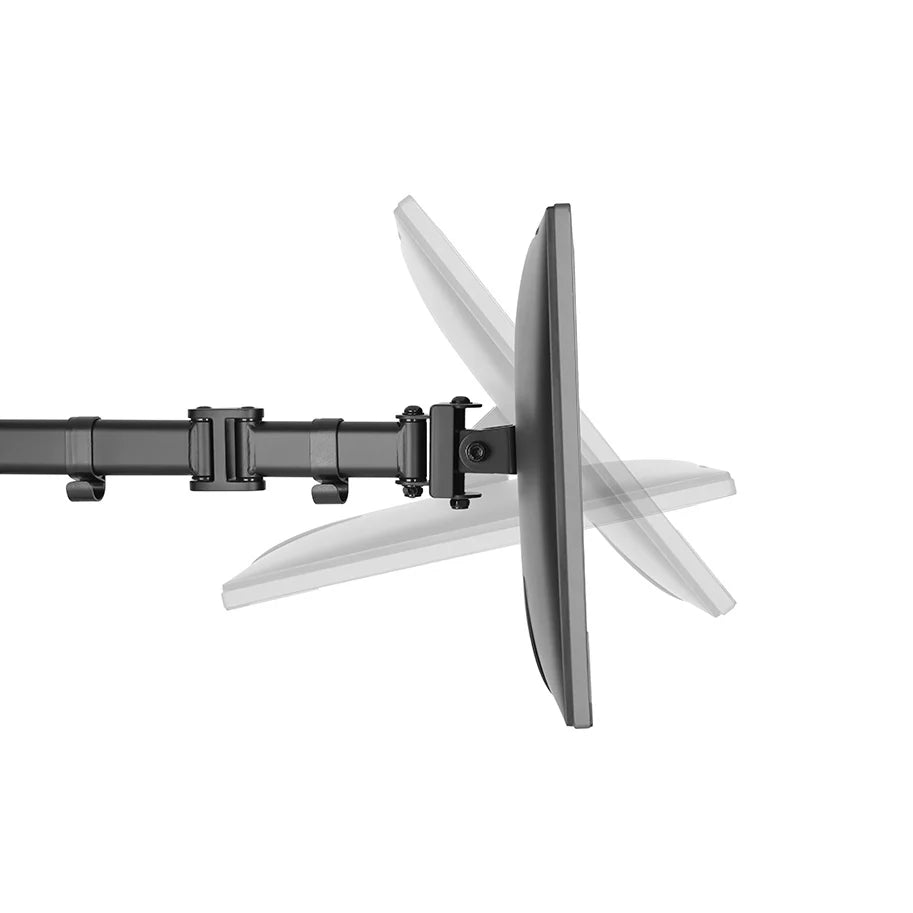 Full Motion Dual Arm Desk Monitor Mount Stand RC2