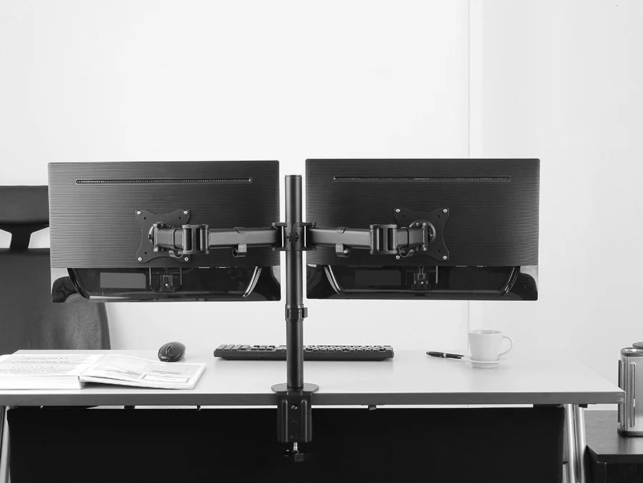 Full Motion Dual Arm Desk Monitor Mount Stand RC2